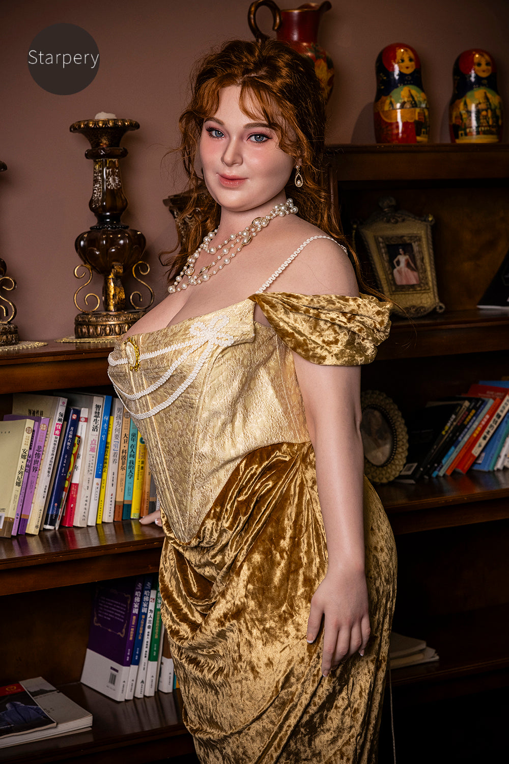 US In Stock - 161cm/5ft3 H-cup Real Skin Texture Silicone SSBBW Sex Doll - Ivory - 我的商店