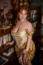 US In Stock - 161cm/5ft3 H-cup Real Skin Texture Silicone SSBBW Sex Doll - Ivory - 我的商店