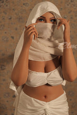 ❤️CLM Ultra❤️ 159cm/5ft3 E-Cup Bear Hugging Silicone BBW Big Booty Sex Doll SiE159 - Mouna(Suntan) - BestDollForYou