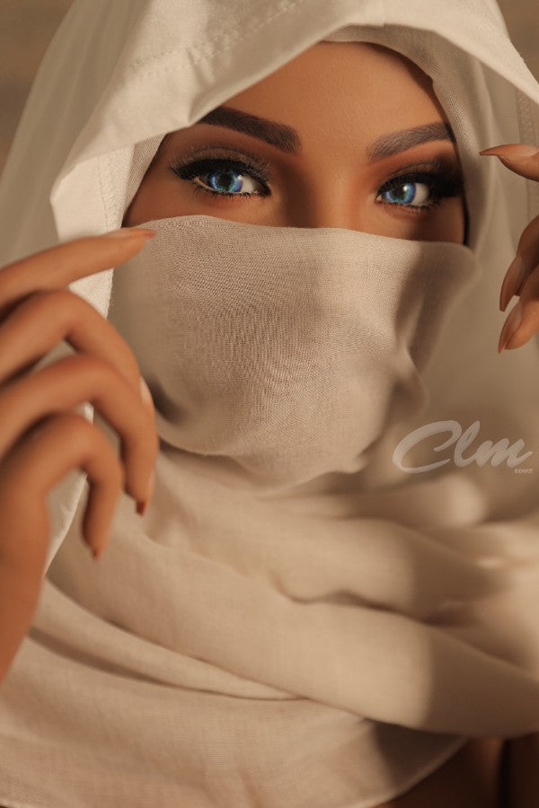 ❤️CLM Ultra❤️ 159cm/5ft3 E-Cup Bear Hugging Silicone BBW Big Booty Sex Doll SiE159 - Mouna(Suntan) - BestDollForYou