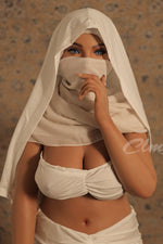 ❤️CLM Ultra❤️ 159cm/5ft3 E-Cup Bear Hugging Silicone BBW Big Booty Sex Doll SiE159 - Mouna(Suntan) - BestDollForYou