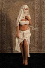 ❤️CLM Ultra❤️ 159cm/5ft3 E-Cup Bear Hugging Silicone BBW Big Booty Sex Doll SiE159 - Mouna(Suntan) - BestDollForYou