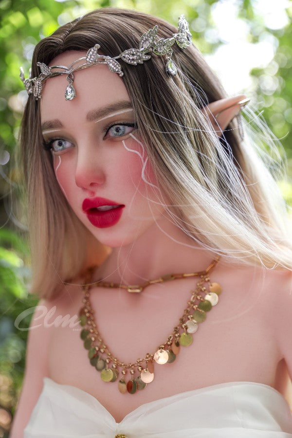 ❤️CLM Ultra❤️  157cm/5ft2 D-Cup Full Silicone Movable Jaw Elf Sex Doll SiQ157 - Athena - BestDollForYou