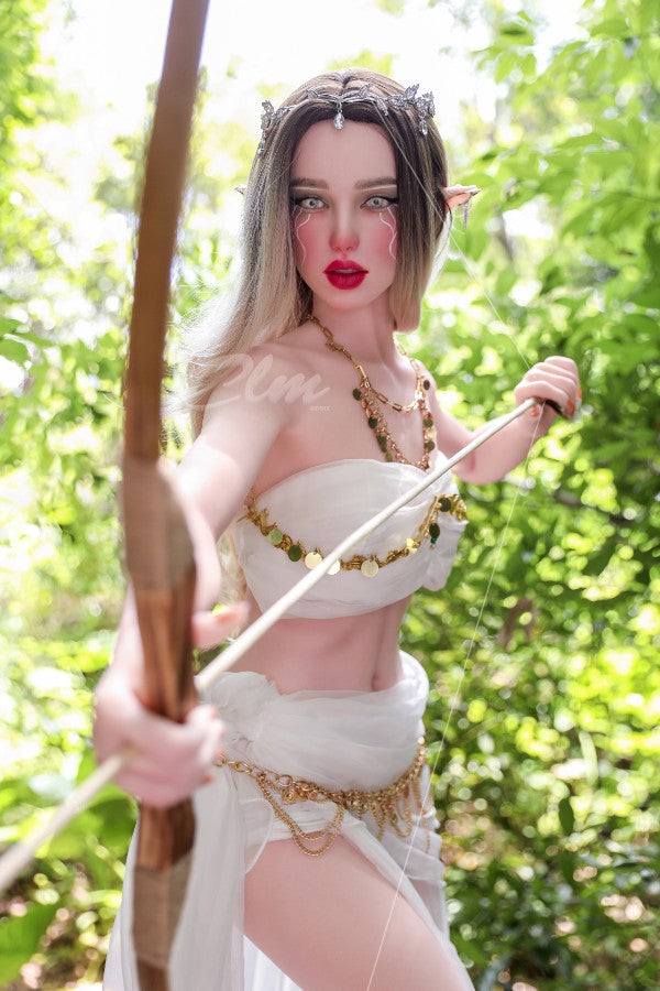 ❤️CLM Ultra❤️  157cm/5ft2 D-Cup Full Silicone Movable Jaw Elf Sex Doll SiQ157 - Athena - BestDollForYou