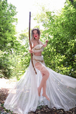 ❤️CLM Ultra❤️  157cm/5ft2 D-Cup Full Silicone Movable Jaw Elf Sex Doll SiQ157 - Athena - BestDollForYou