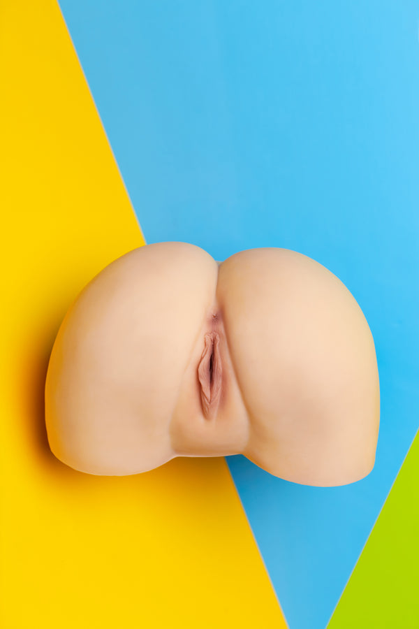 🔹CLM Classic🔹20cm/1ft1 Yellow Skin TPE Butt Torso Sex Toys  - R2 - BestDollForYou
