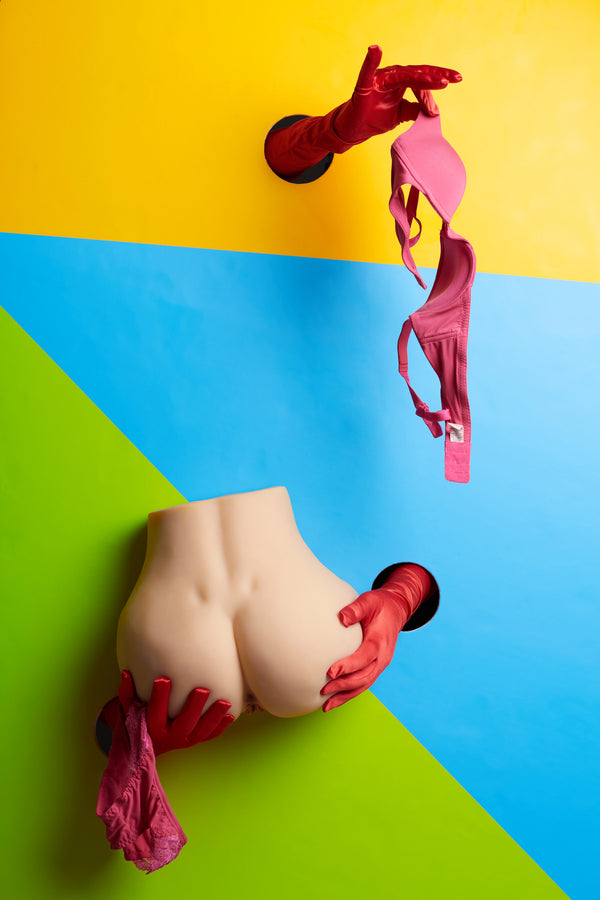 🔹CLM Classic🔹20cm/1ft1 Yellow Skin TPE Butt Torso Sex Toys  - R2 - BestDollForYou