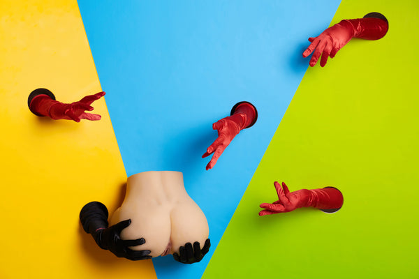 🔹CLM Classic🔹20cm/1ft1 Yellow Skin TPE Butt Torso Sex Toys  - R2 - BestDollForYou