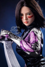 EU In Stock-151cm/4 ft 11 E-Cup Battle Angel Alita Anime Sex Doll - 