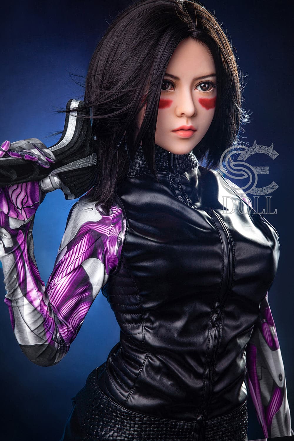 EU In Stock-151cm/4 ft 11 E-Cup Battle Angel Alita Anime Sex Doll - 
