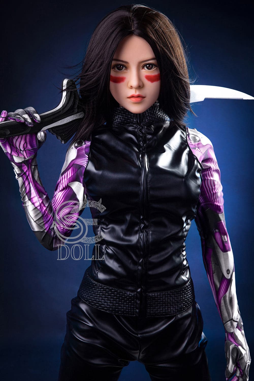 EU In Stock-151cm/4 ft 11 E-Cup Battle Angel Alita Anime Sex Doll - 