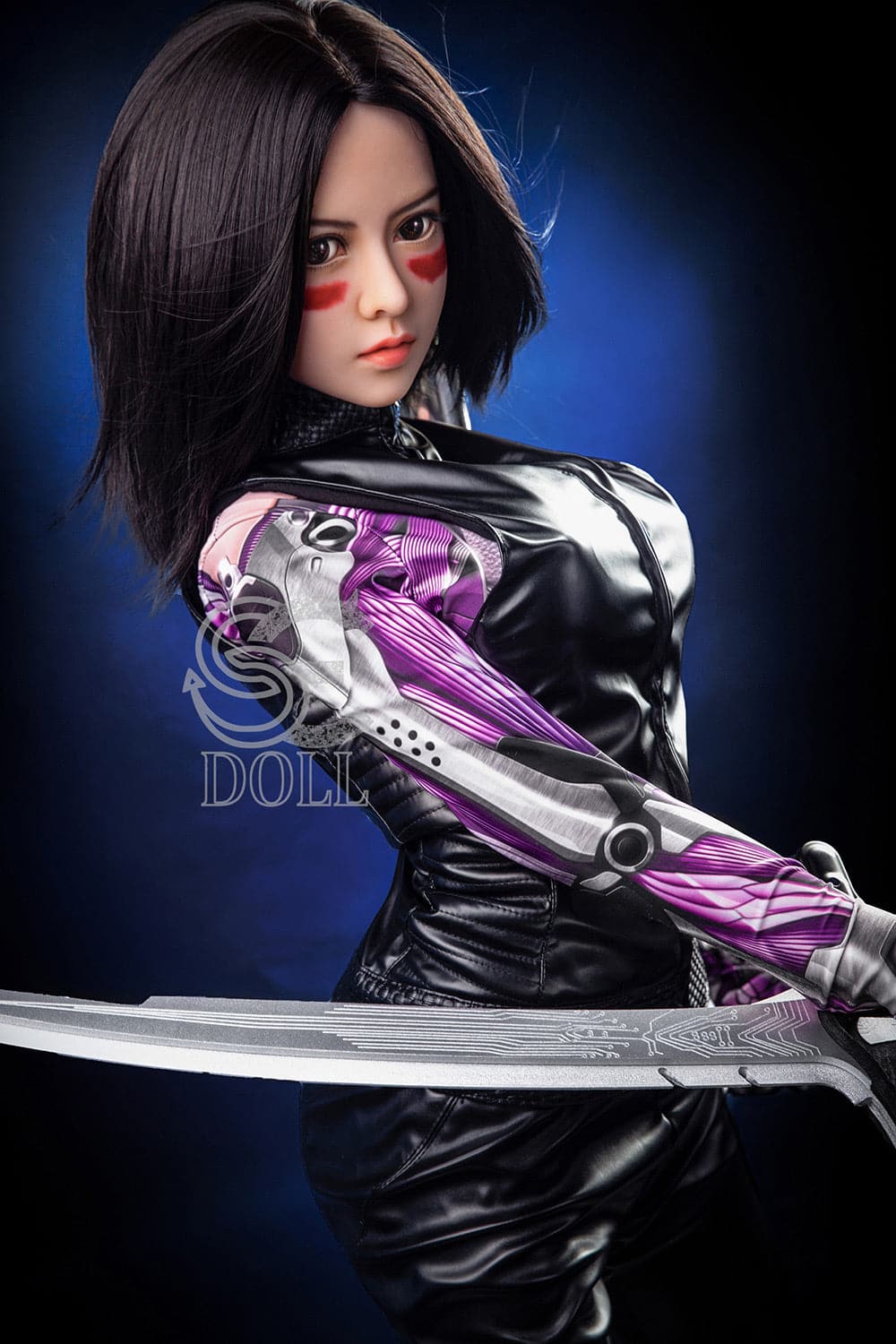 EU In Stock-151cm/4 ft 11 E-Cup Battle Angel Alita Anime Sex Doll - 