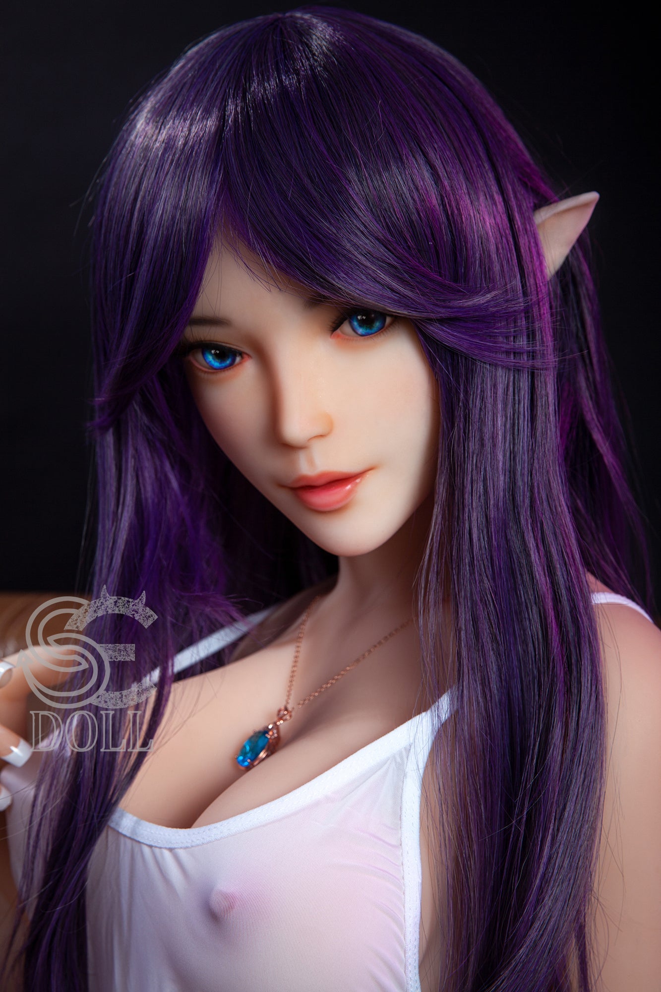 EU In Stock - 151cm/4ft11 E-cup Elf Sex Doll SED081 Head 
