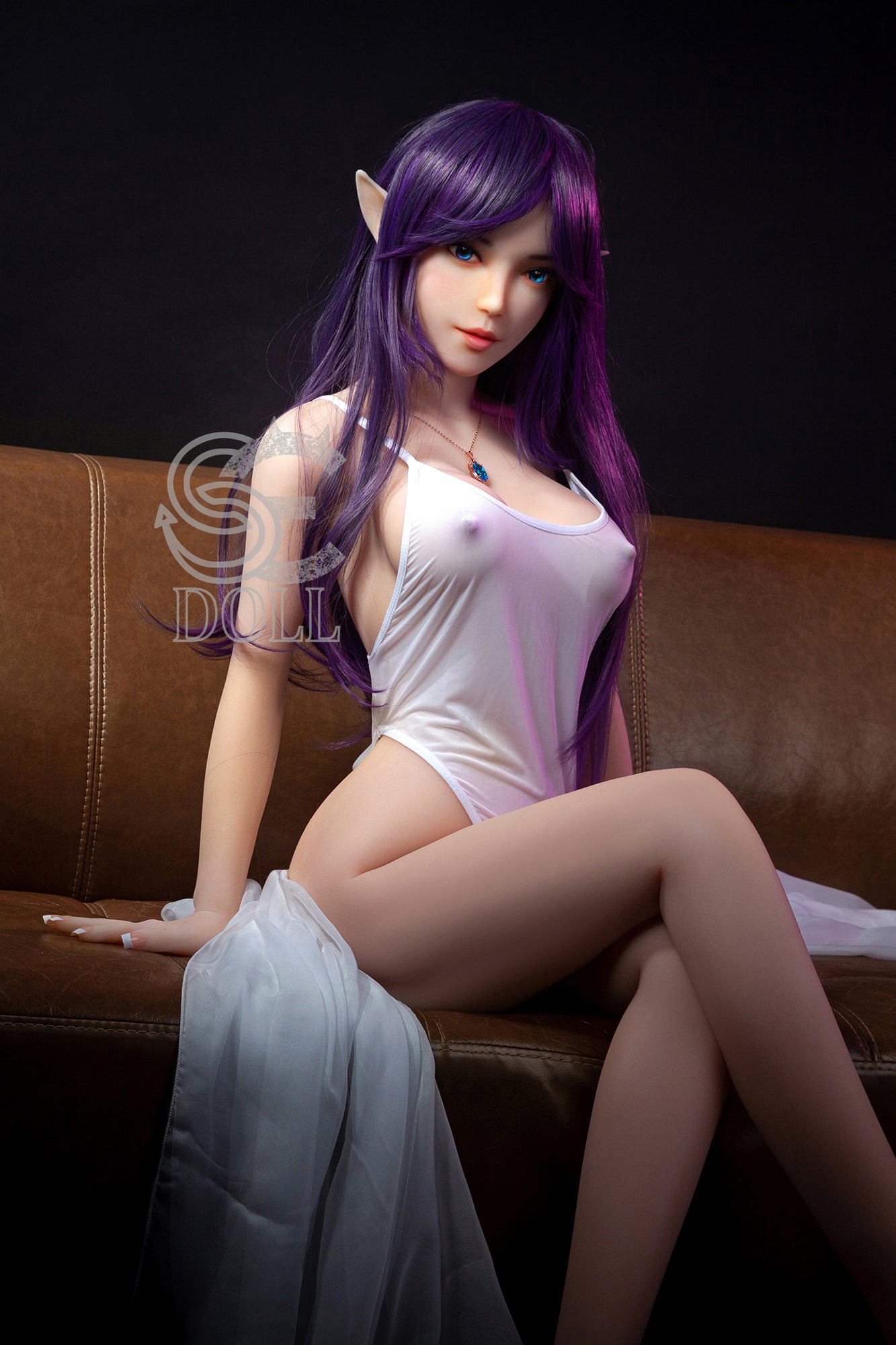 US In Stock - 151cm/4ft11 E-cup Elf Sex Doll SED081 Head 