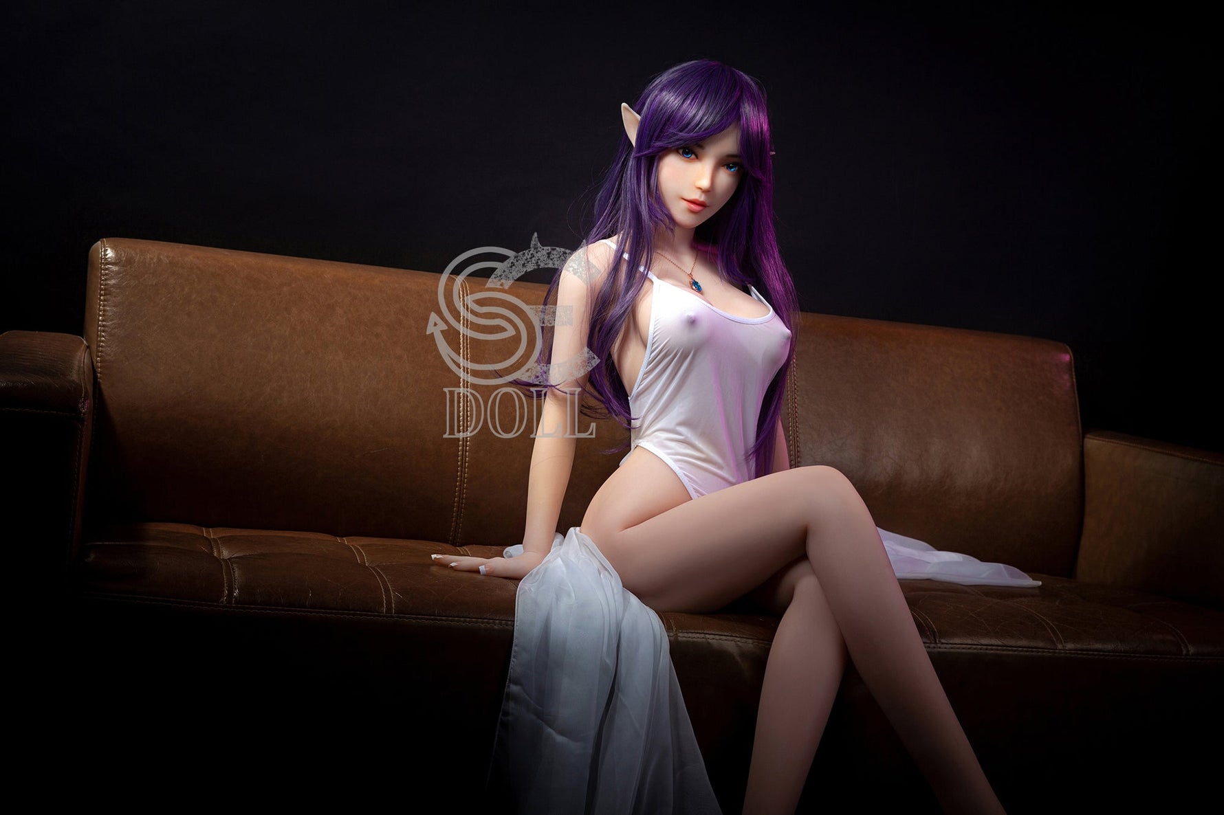 US In Stock - 151cm/4ft11 E-cup Elf Sex Doll SED081 Head 