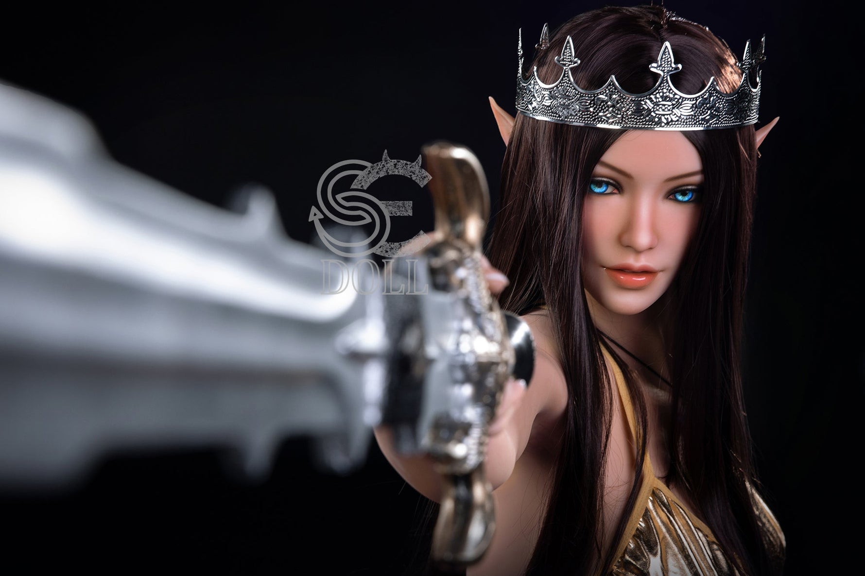 US In Stock - 168cm/5ft6 F-cup Elf Sex Doll SED105 Head 