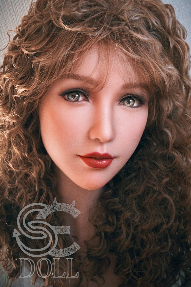 US In Stock - 161cm/5ft3 F-cup TPE Sex Doll SED195 Head 