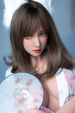 US In Stock - 161cm/5ft3 F-cup TPE Sex Doll SED196 Head 