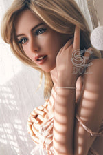 EU In Stock - 163cm/5ft4 E-cup Blonde Sex Doll SED218 Head 