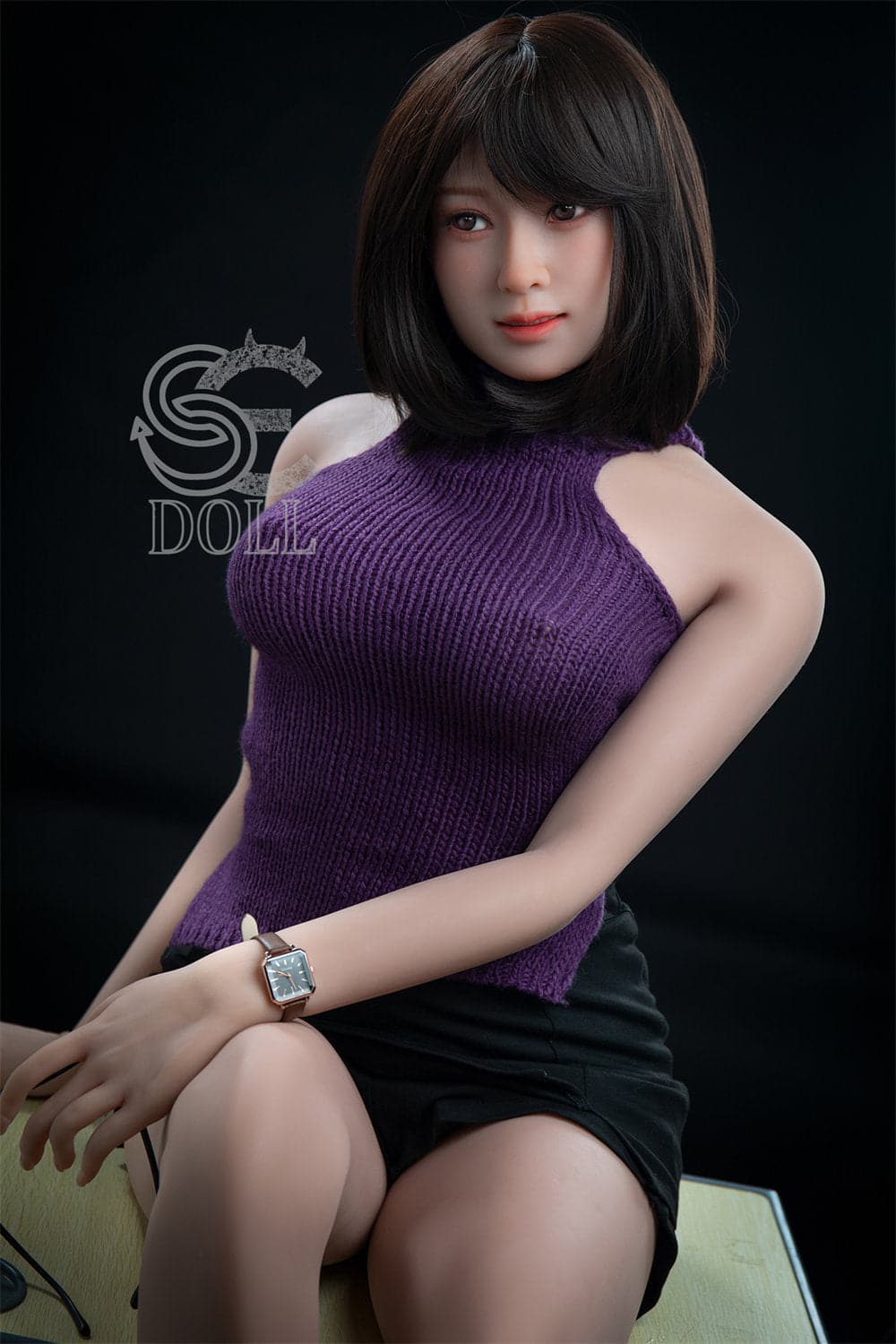 163cm/5ft4 E-cup Asian Big Breast Adult TPE Sex Doll - Head 