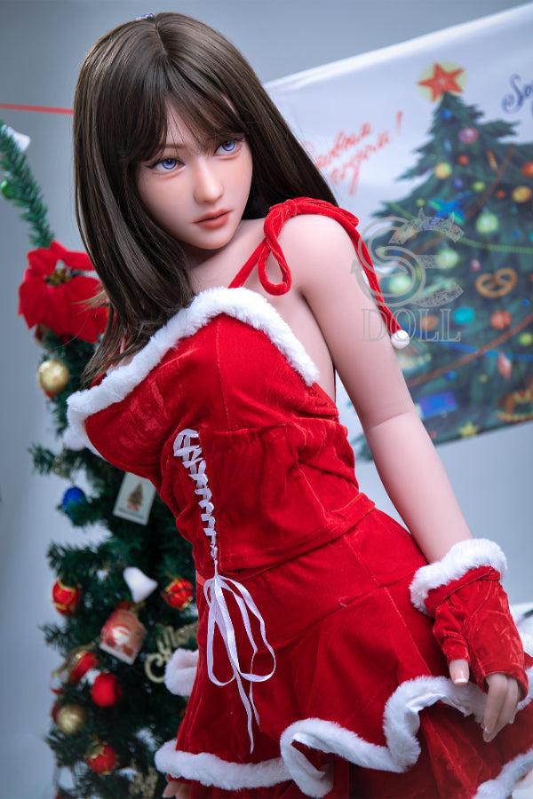 153cm/5ft F-cup Beautiful Christmas Sex Doll 