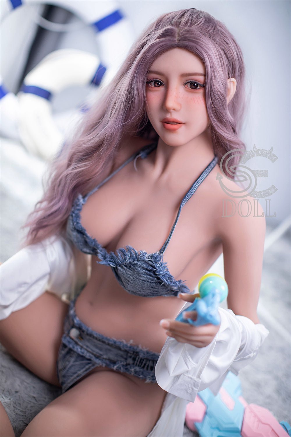 163cm/5ft4 E-cup Big Breast Adult TPE Female Sex Doll -  Head 