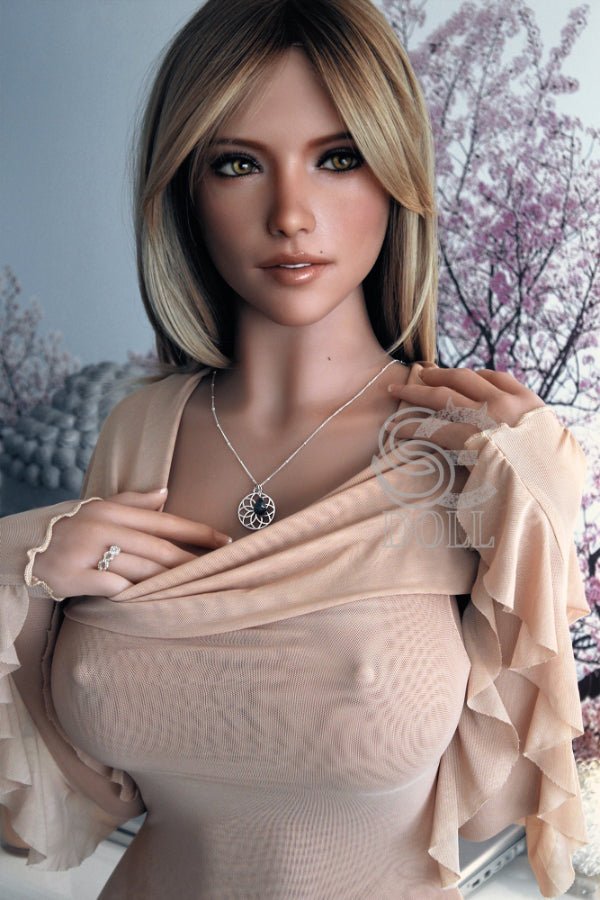 EU In Stock - 157cm/5ft2 H-cup Beautiful Realistic STPE Sex Doll -  Head 