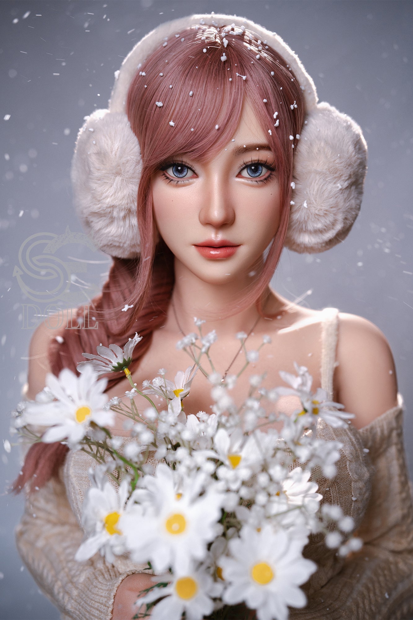 US In Stock - 165cm/5ft5 C-cup Full Silicone Sex Doll SES003 Head