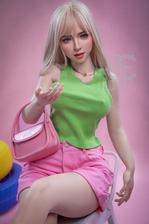US In Stock - 161cm/5ft3 E-cup Full Silicone Sex Doll SES005 Head
