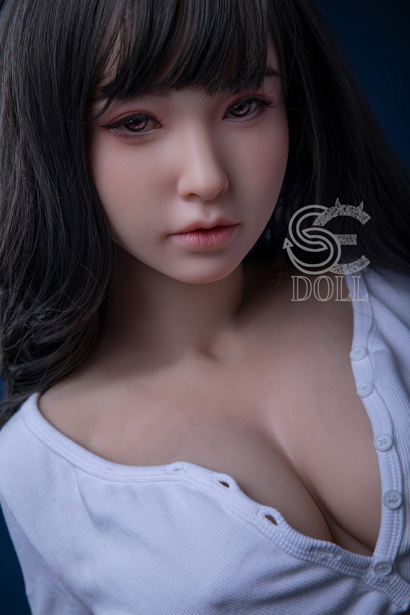 161cm/5ft3 E-cup Full Silicone Sex Doll SES006 Head