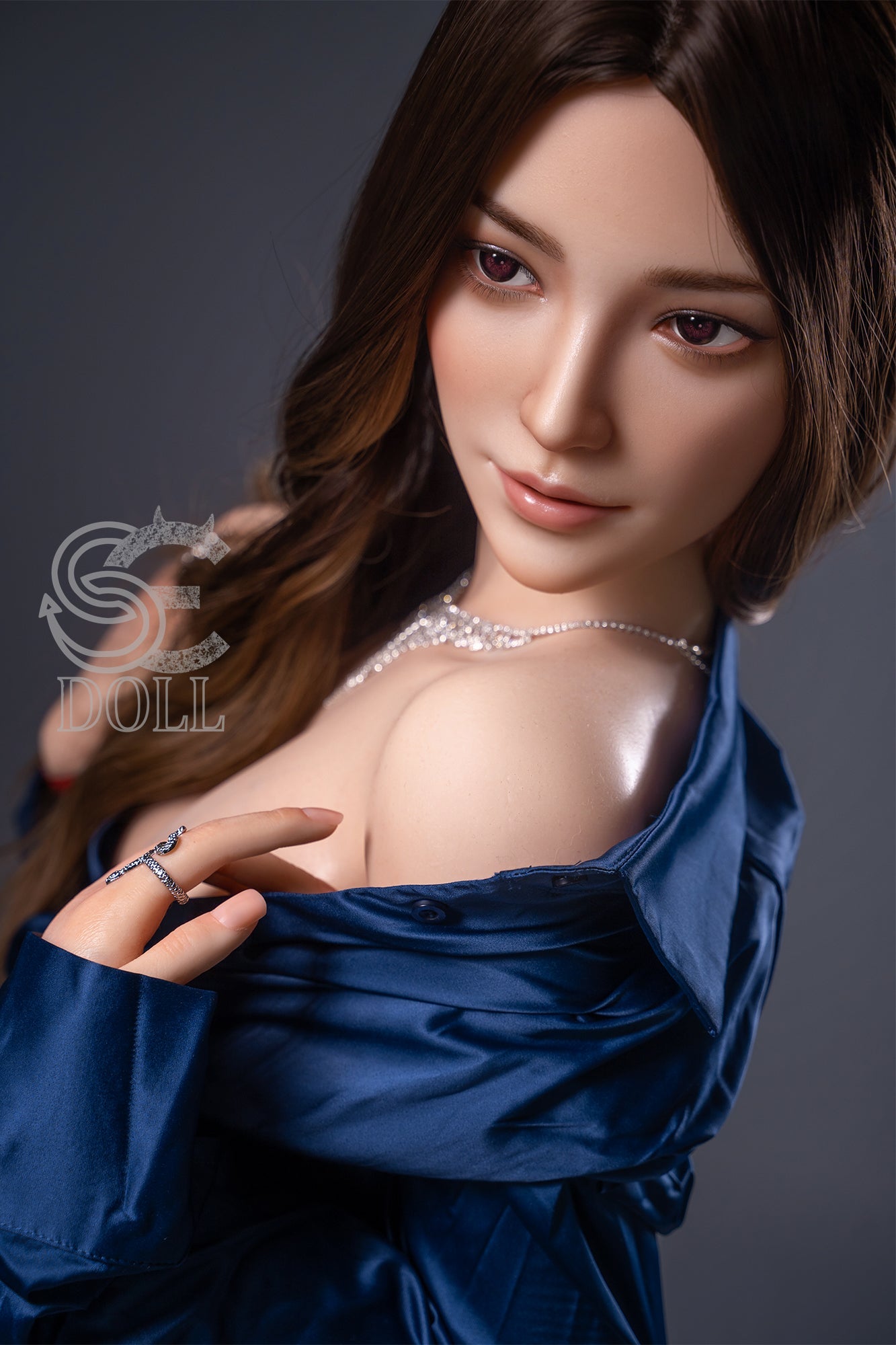 EU In Stock - 165cm/5ft5 C-cup Full Silicone Sex Doll SES010 Head