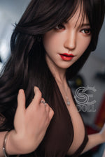 EU In Stock - 165cm/5ft5 C-cup Full Silicone Sex Doll SES015 Head
