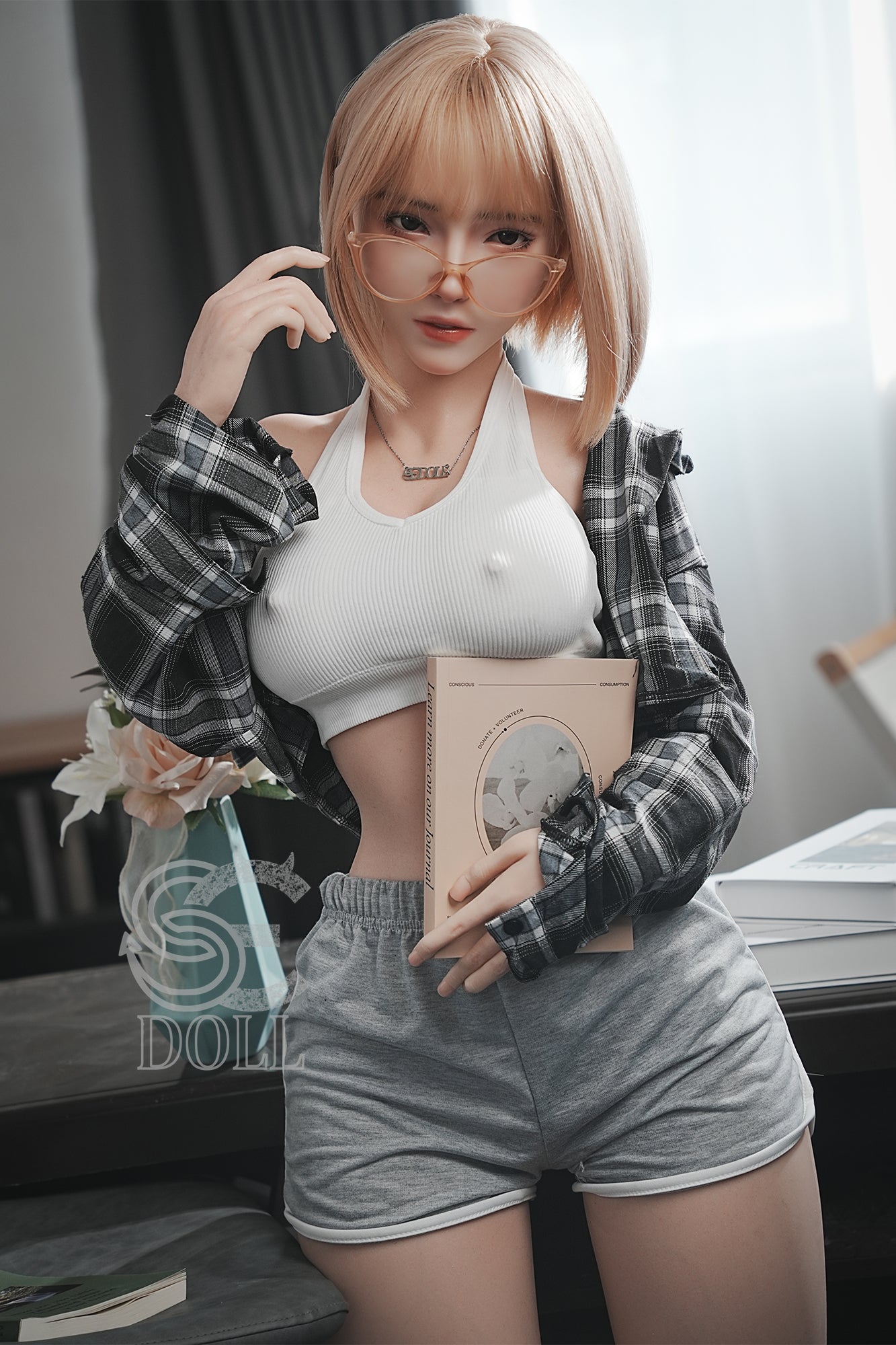 161cm/5ft3 E-cup Full Silicone Sex Doll SES024 Head