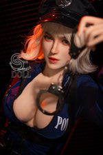 US In Stock - T165cm/5ft5 C-cup Real Skin Texture Silicone Sex Doll SES037 Head