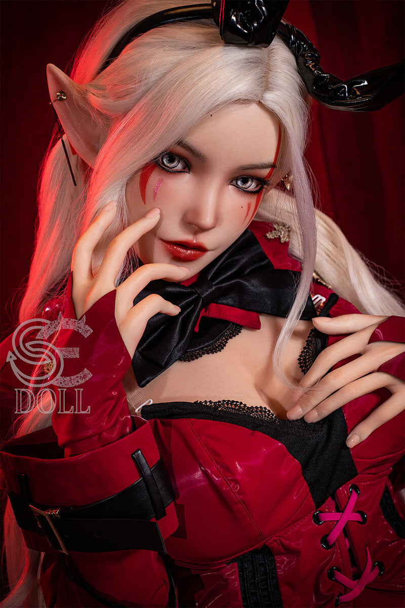 US In Stock-155cm/5 ft 1 D-Cup Blonde Silicone Sex Doll -  SE