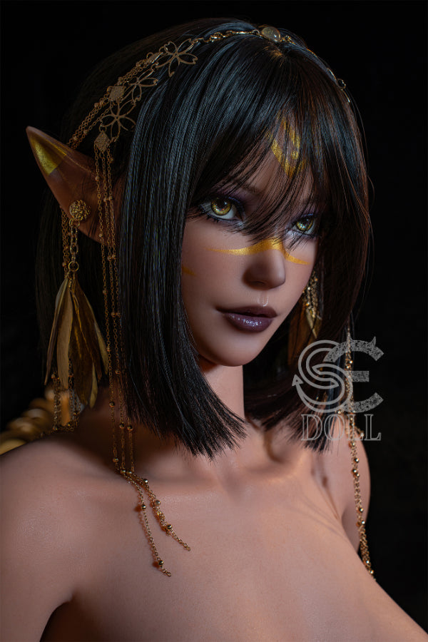 EU In Stock - 160cm/5ft3 C-cup Silicone Sex Doll SES062 Head