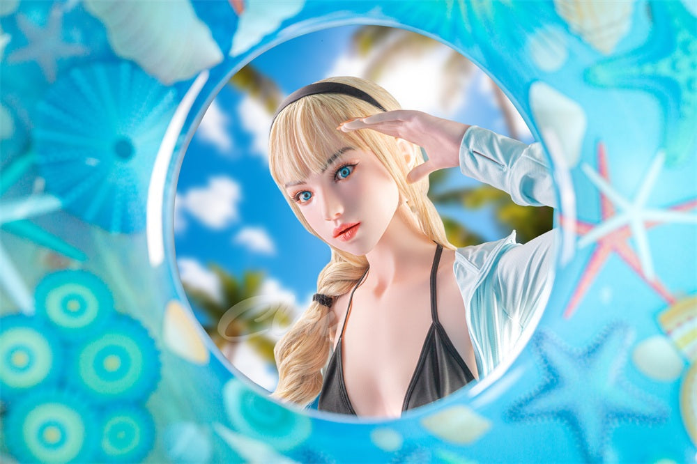 ❤️CLM Ultra❤️  157cm/5ft2 D-Cup Full Silicone Movable Jaw Sex Doll SiQ157cm - Gali - BestDollForYou