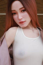 ❤️CLM Ultra❤️  157cm/5ft2 D-Cup Full Silicone Movable Jaw Sex Doll SiQ157 - Hannah Cinnamon - BestDollForYou