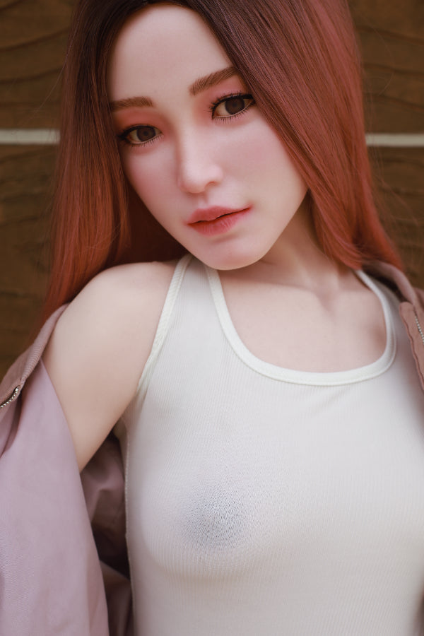 ❤️CLM Ultra❤️  157cm/5ft2 D-Cup Full Silicone Movable Jaw Sex Doll SiQ157 - Hannah Cinnamon - BestDollForYou