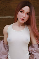 ❤️CLM Ultra❤️  157cm/5ft2 D-Cup Full Silicone Movable Jaw Sex Doll SiQ157 - Hannah Cinnamon - BestDollForYou
