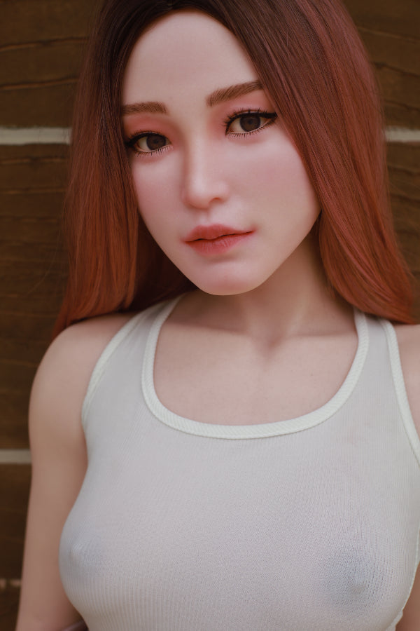 ❤️CLM Ultra❤️  157cm/5ft2 D-Cup Full Silicone Movable Jaw Sex Doll SiQ157 - Hannah Cinnamon - BestDollForYou