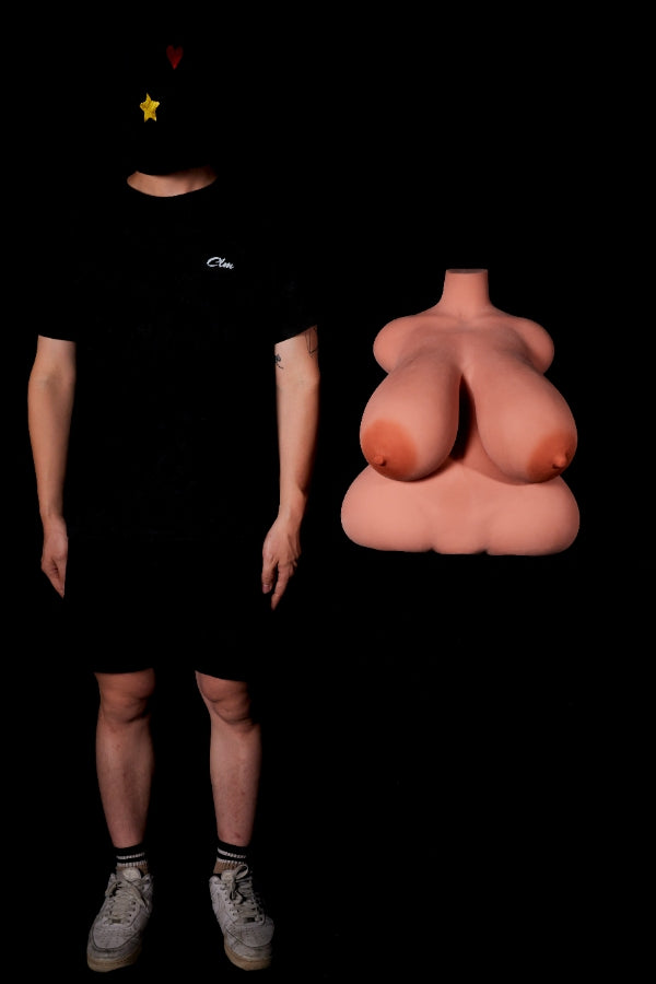 ??CLM Classic??Big Breast STPE Torso Sex Doll 