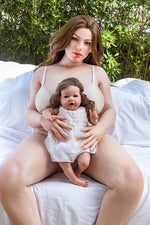 US In Stock - 161cm/5ft3 H-cup Real Skin Texture Silicone SSBBW Sex Doll - Amy - 我的商店