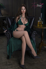 US In Stock - 160cm/5ft3 F-Cup Hybrid Sex Doll, ROS Head, Sucking Vagina - Raven Tinglise