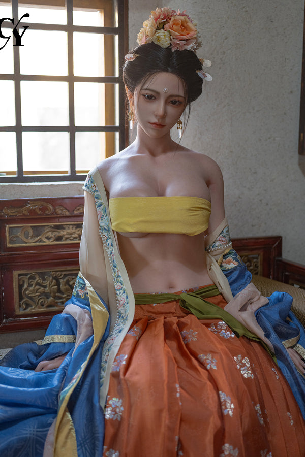 167cm/5ft6 D-Cup Silicone Head Sex Doll - Wan Song