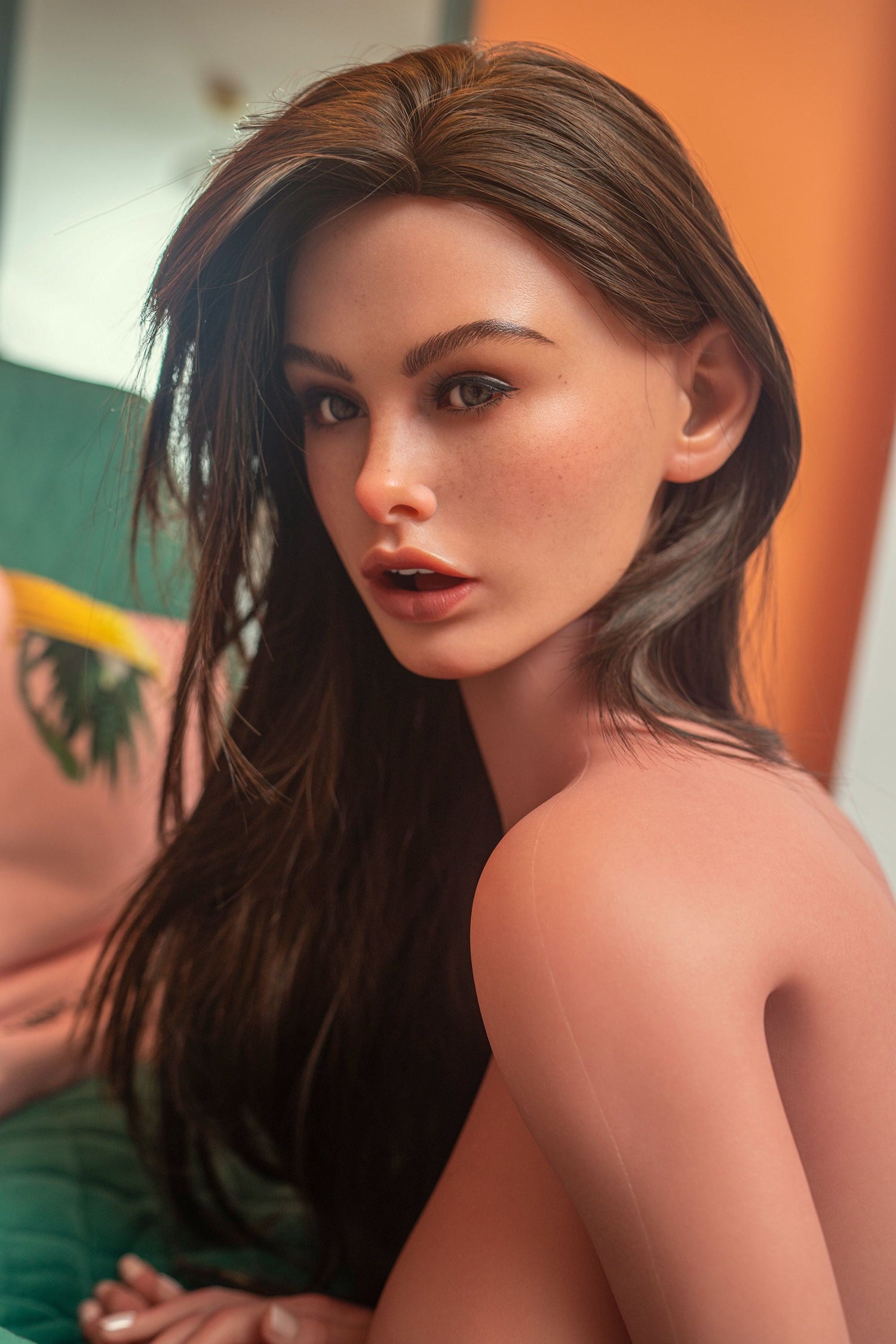 CA In Stock - 166cm/5ft4 K-cup Realistic Tan BBW Curvy Sex Doll SLE3.0- ZXE200_3-2 - BestDollForYou