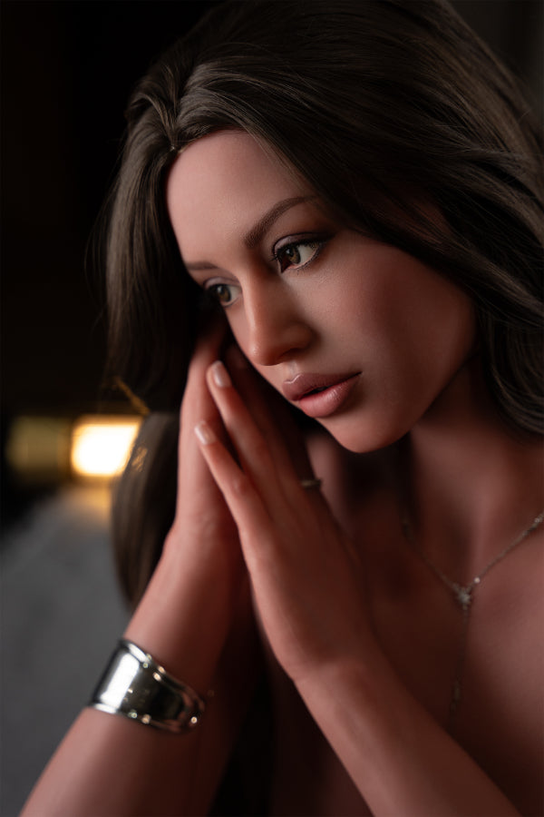 US In Stock - 170cm/5ft7 A-Cup Full Silicone Sex Doll ZXE231_1 SLE 3.0 Tan Zelex Doll