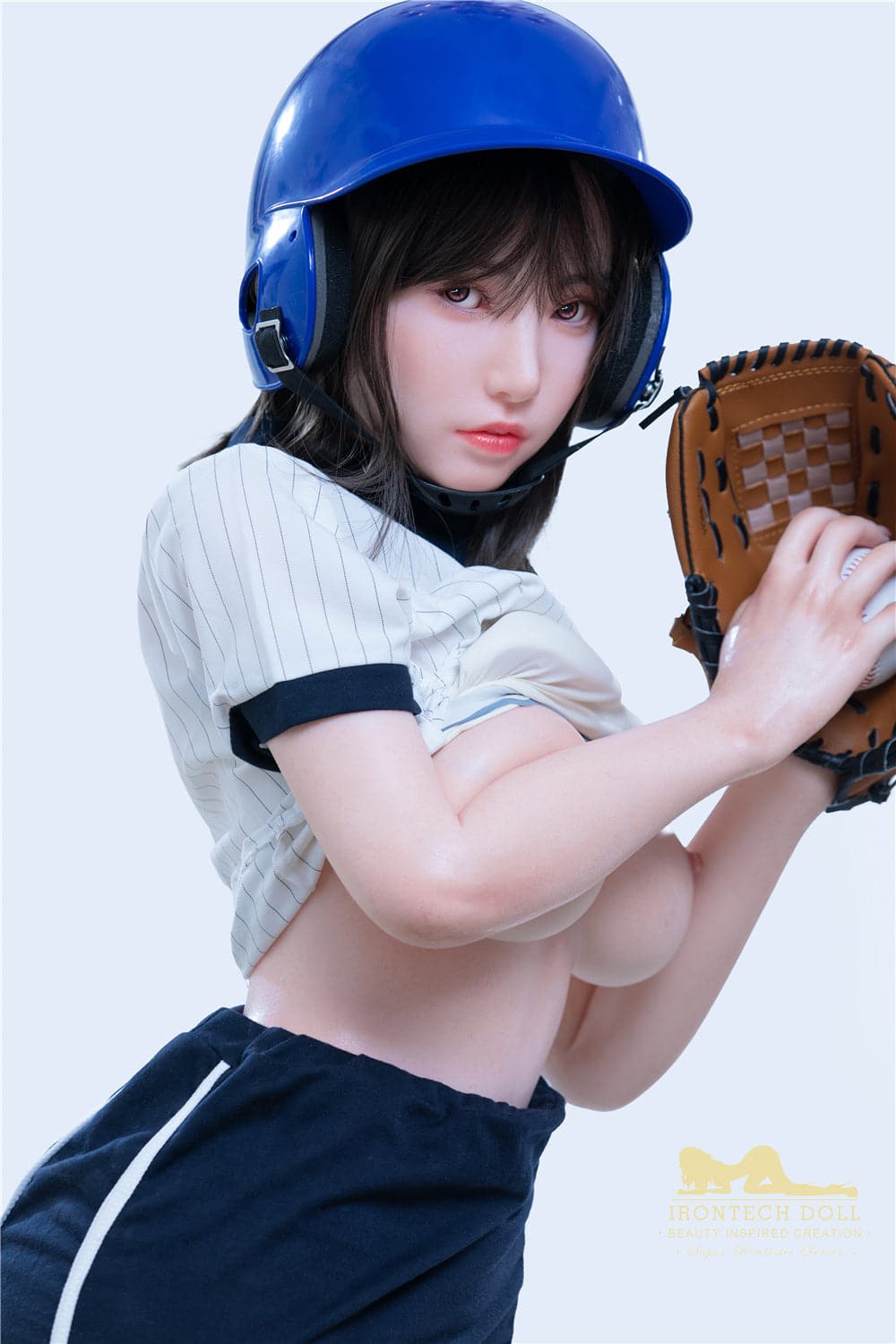 153cm/5ft F-Cup Big Breast Japanese Baseball Silicone Sex Doll - BestDollForYou
