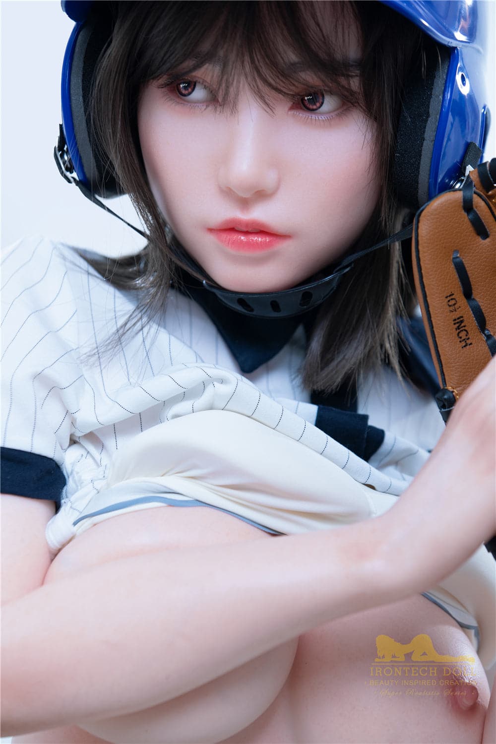 153cm/5ft F-Cup Big Breast Japanese Baseball Silicone Sex Doll - BestDollForYou