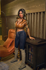 165cm/5ft5 G-cup Silicone Sex Doll – S17 Luna Dark tanned - BestDollForYou